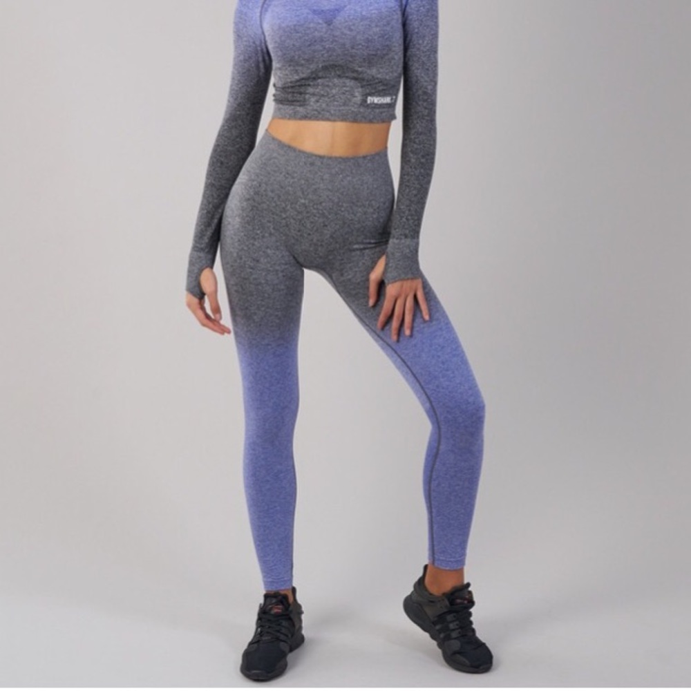 Gymshark Ombré Seamless Leggings - Indigo